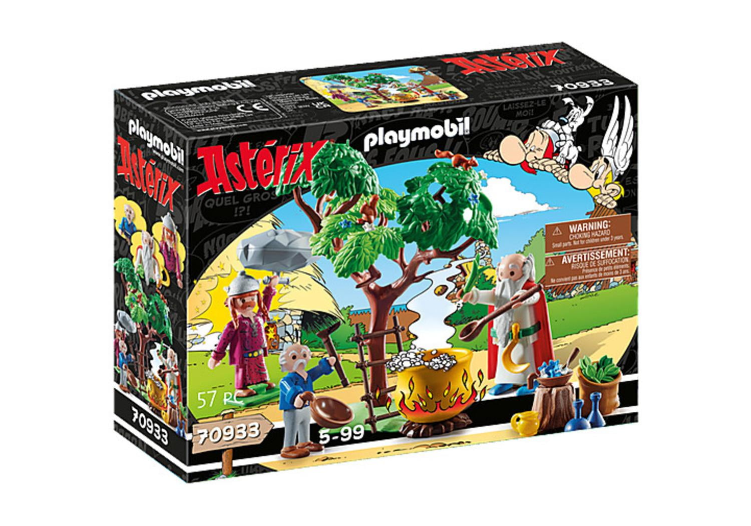 Playmobil Asterix 70933 Getafix With Magic Potion Cauldron - 57 Piece Set, Ages 5+, Figures & Accessories