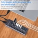 thumbnail image 3 of Hub USB 3.0 De 10 Puertos, Estación De Acoplamiento USB 3.0 De 60 W Con Interruptores De Alimentación Individuales, Adaptador De Corriente USB Para Computadora Portátil Para, 3 of 7