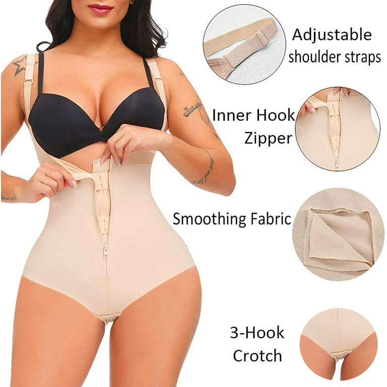 COMFREE Shapewear for Women Tummy Control Fajas Colombianas Body Shaper  Waist Trainer Cincher Corset Bodysuit Girdle Slim