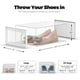 thumbnail image 5 of Organizador de zapatos JM paquete grande de 12 cajas apilables de plástico transparente, 5 of 8
