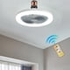 thumbnail image 4 of RKSTN portable fan Ceiling Fan With Lights,Enclosed Low Profile Fan Light,Ceiling Light With Fan,Hidden Fan, 4 of 7