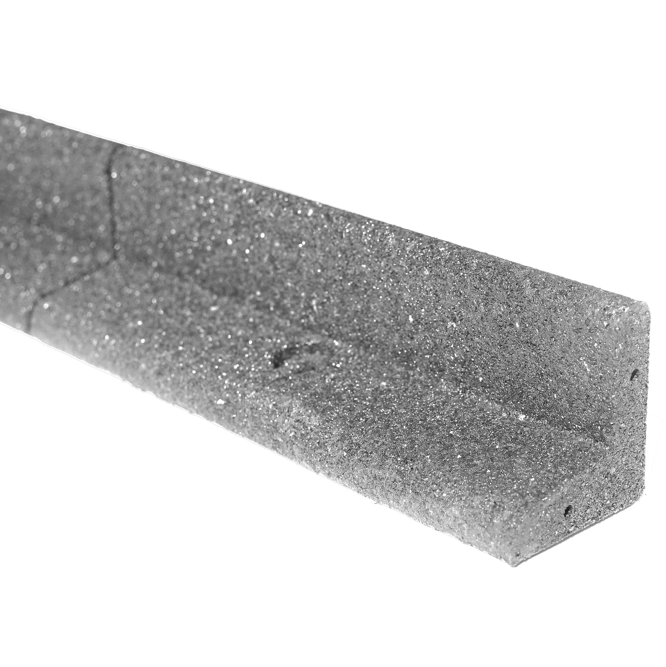 Eco Border 3" x 48" Grey Rubber No Dig Landscape Garden Border Edging (Pack 6)