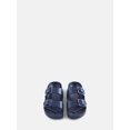 thumbnail image 2 of Wonder Nation Little and Big Boys or Girls Two Buckle Footbed Slide Sandals, 2 of 3
