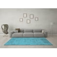 thumbnail image 3 of Ahgly Company Indoor Rectangle Oriental Light Blue Traditional Area Rugs, 6' x 9', 3 of 4