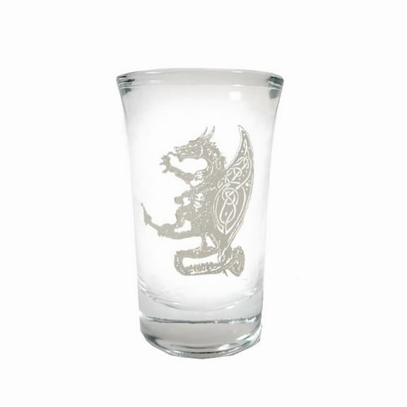 Lyoncraft SHDG01 1.5 oz Celtic Dragon Engraved Shot Glass