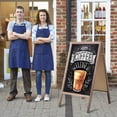 thumbnail image 6 of A Frame Chalkboard Sign, 40"x20" Extra Large Chalk Board Double-Sided Sidewalk Sign Sturdy Sandwich Menu Board for Restaurant Coffee Shop and Wedding, Grey, 6 of 6