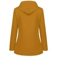 thumbnail image 3 of Lcziwo Lightweight Waterproof Jackets for Women Casual Outdoor Hiking Travel Trench Coats Solid Color Softshell Summer 2025 Windbreaker with Hooded Yellow,XL, 3 of 4