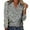 Grey, variant on Sparkly Boho Print Long Sleeve Tunic Top for Women – Crew Neck Pullover Blouse, Fall 2025 Trendy Sweatshirt Style Ladies Casual Shirt