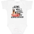 thumbnail image 3 of Inktastic A Girl Who Loves Her German Shepherd Boys or Girls Baby Bodysuit, 3 of 5