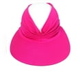 thumbnail image 2 of Womens Sun Visor Hat Wide Brim Summer Sun Hats UPF 50+ UV Protection Beach Hats Foldable Golf Visor for Women, 2 of 7