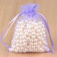 thumbnail image 1 of Bolsa de Organza para embalaje de joyas, decoración de fiesta de boda, bolsas de tul con cordón, para regalo, 7x9, 9x12, 10x15cm, 50/100 Uds., 50%, 1 of 4