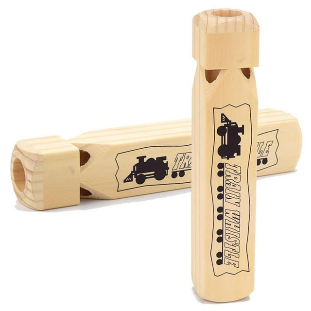 Silbato De Tren Para Niños, Silbato De Tren De Madera De 4 Tonos, Juguete De Aprendizaje Para Bebés, Regalo Musical Para Niños2 Uds., Moyic FN005677-00