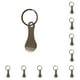 thumbnail image 1 of Moyic Reemplazo de la llave del carrito de la compra de aleación de aluminio Adorable Anti-óxido Anti-corrosión Accesorios para monedas Plata 10piezas, 1 of 6