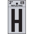 thumbnail image 3 of 2" Self Stick Reflective Letter Number [Set of 10] Letter: H, 3 of 5