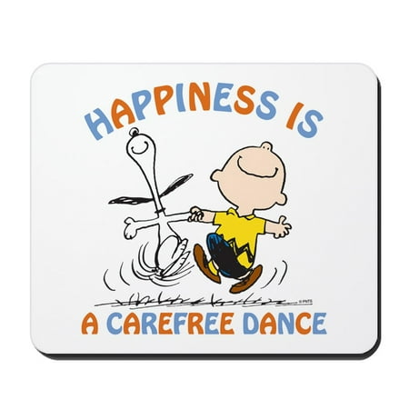 CafePress - Happiness Is: Carefree Dance - Non-slip Rubber Mousepad, Gaming Mouse