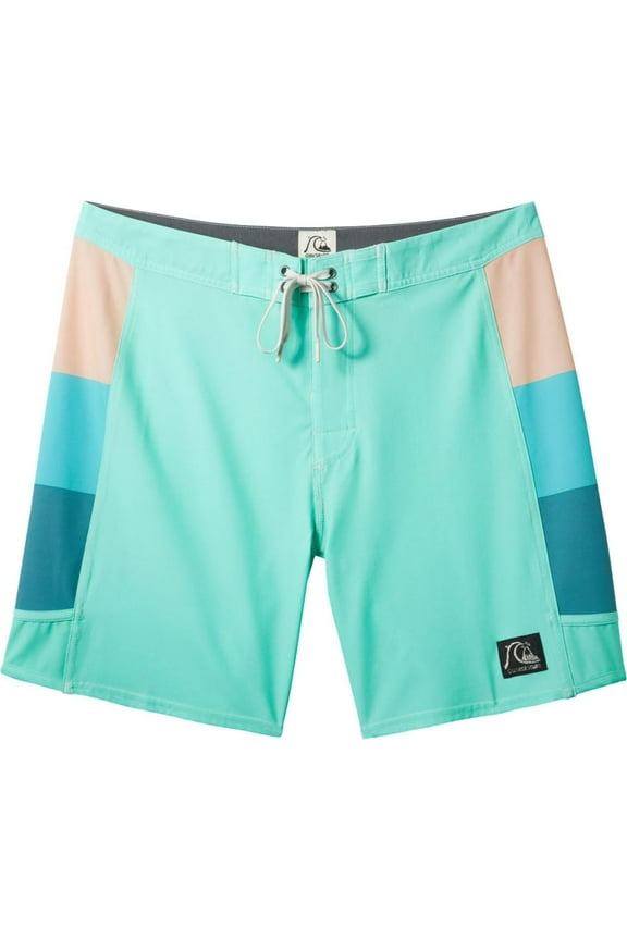 Men OR Arch Panel 18" Boardshorts Swim Trunk Beveled Glass Size 36