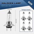 thumbnail image 4 of 4 X H7 Car Headlight Bulbs 12V / 55W Halogen Standard Lamp Light, 4 of 5