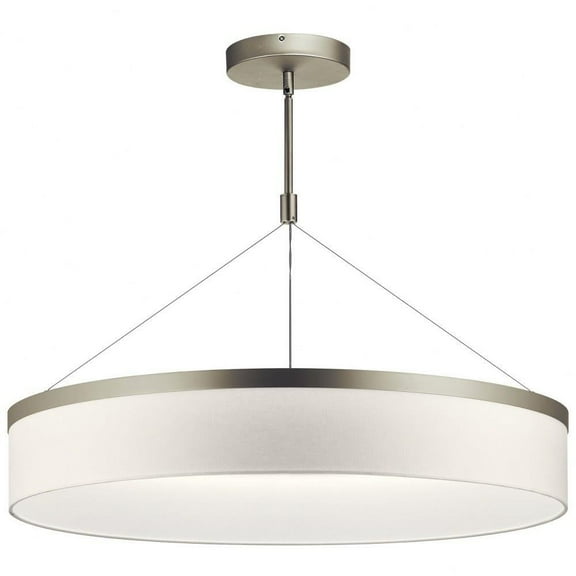 Mid Century Modern Three Light Chandelier-Satin Nickel Finish Bailey Street Home 147-Bel-3087147