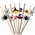 thumbnail image 6 of 24pcs Halloween Decoration Straws,Pumpkin, Witch Straws, Skull, Witch, Pumpkin Suitable For Halloween Party, 6 of 10
