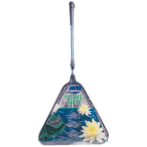 Laguna Collapsible Pond Net with Telescoping Handle Net (17" x 18") with Telescopic Handle (18"-33")
