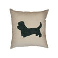thumbnail image 1 of Dandie Dinmont Terrier Dog Decorative Linen Throw Cushion Pillow Case with Insert, 1 of 6