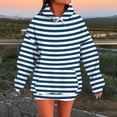 thumbnail image 2 of Women's Trendy Oversized Hoodie Winter Warm Pullover Long Sleeve Cotton Blend Comfort Fit M, 2 of 5