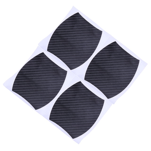 Shisuyan Protecteur de Porte de Voiture Anti-Rayures Noir 4Ensemble Forme Concave Assortie