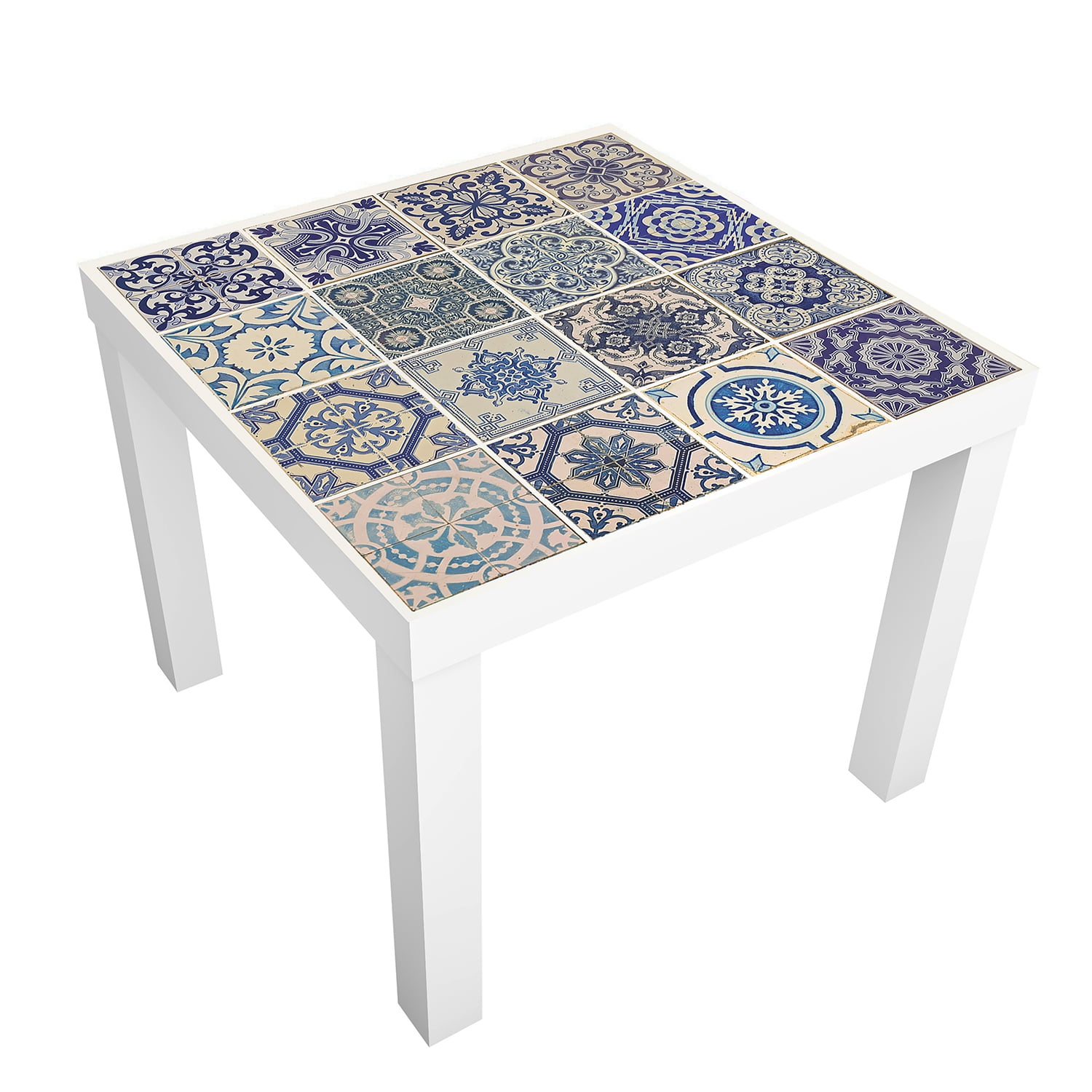 Furniture Wrap for LACK Table Selfadhesive Spanish tiles Sticker