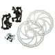 thumbnail image 5 of EeaseMX 1 par de frenos de disco mecánicos para bicicleta, kit de freno de disco delantero y trasero para montaña, 5 of 8