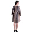 thumbnail image 4 of Moomaya Robe Courte Évasée Imprimée de Designer, Manches Longues, Tunique en Velours, Robes pour Femmes, 4 of 6