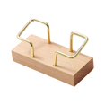 thumbnail image 2 of Expositor de tarjetas de visita de madera con capacidad para 70 tarjetas, delicado soporte para tarjetas de visita. Estilo A, 2 of 9