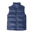 thumbnail image 2 of Joernso Autumn Winter Men Vest Solid Color Thickened Stand Collar Zipper Slim Fit Sleeveless Jacket for Daily Wear, 2 of 8
