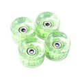 thumbnail image 2 of MAGIDEAL 4 Pieces Skateboard Wheels Longboard Wheels Transparent PU Luminous Smooth Parts Green, 2 of 8