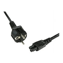 StarTech PXTNB3SEU2M 2 m 3 Prong Laptop Power Cord - Schuko CEE7 to C5 Clover Leaf Power Cable Lead