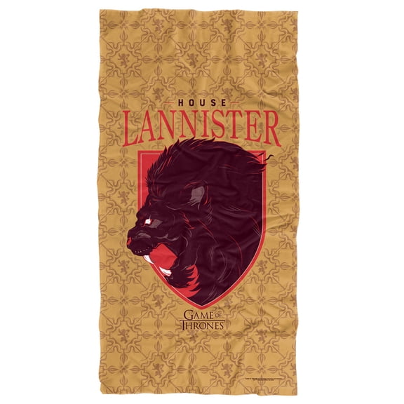 Game of Thrones House Lannister Beach Towel 30' X 60'