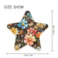 thumbnail image 3 of WOBOGO Moebius Flowers Pattern LED Star Night Light 0.2 Watt Wall Plug Dusk to Dawn Auto Switch Adjustable Brightness Soft White Light, 3 of 6