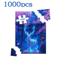 thumbnail image 2 of 1000pcs Japanese Deer Torii Puzzle Premium Cardboard, Portable, Stress-Relieving Fun for Couples, Families, Gamers, Art Enthusiasts, Ideal for New Year. 29.4*19.6 in, 2 of 9