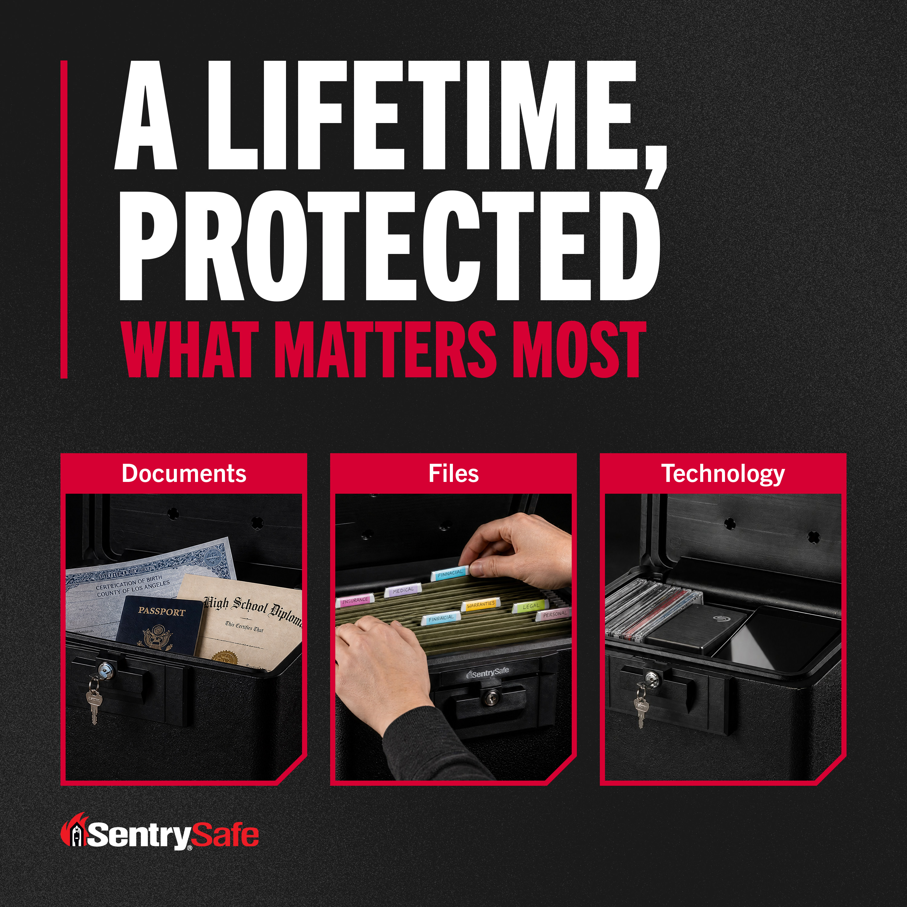 SentrySafe 1170 Fire-Resistant Document Safe with Key Lock photo 7