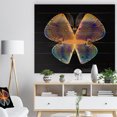thumbnail image 3 of Design Art - Blue Yellow Fractal Butterfly in Dark, 3 of 5
