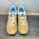 thumbnail image 3 of New Balance 574 Mustard Tan Suede Sneakers U574PGW Men’s Size 9.5, 3 of 6