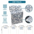 thumbnail image 6 of Navy Blue Spring Floral Table Runner 72 Inches Long Farmhouse Dress Scarves, Elegant Pastoral Flowers Dining Tablerunner for Coffee Table/Kitchen Island/Party Décor, 13" x 72", 6 of 8