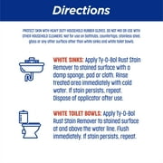 Ty-D-Bol Rust Remover Sink and Toilet Bowl Cleaner Liquid, 16 fl oz