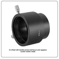 thumbnail image 2 of M48 to 2 Inches Eyepiece Sleeve 2 Inches Extension Tube Astronomical Accessory XY240322,1 * M48 to 2 inch eyepiece,Black, 2 of 8