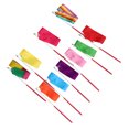 thumbnail image 4 of EeaseCA 10pcs Portable Satin Rhythmic Gymnastics Ribbons Dance Performance Ribbons, 4 of 7