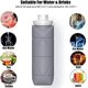 thumbnail image 1 of 1 Uds taza de agua plegable de gran capacidad para viajes al aire libre deportes taza de agua de silicona portátil resistente a altas temperaturas taza plegable telescópica de calidad alimentaria ER, 1 of 5