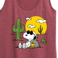 thumbnail image 3 of Peanuts - Snoopy and Woddstock - Women's Racerback Tank Top, 3 of 6