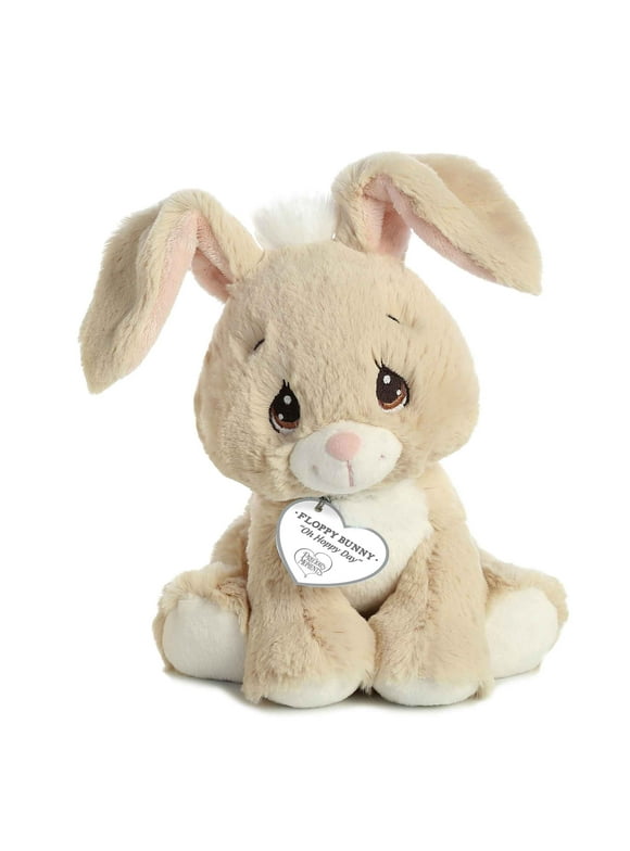 Aurora - Small Tan Precious Moments - 8.5" Floppy Bunny - Inspirational Stuffed Animal