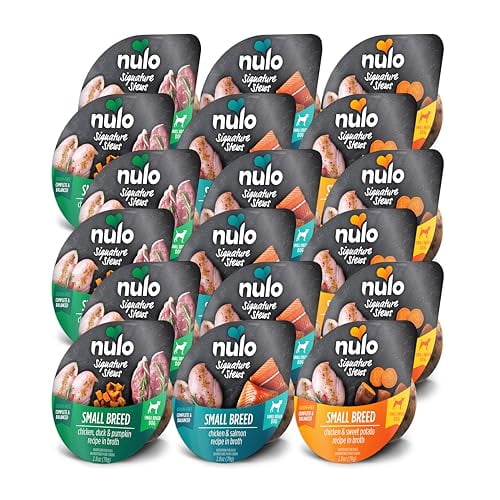 Nulo Signature Ragoûts Assortiment : Nourriture Humide pour Chiens de Petite Race, 2.8 oz.