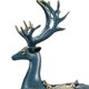 thumbnail image 4 of Estatuas para la decoración del hogar Figuras Esculturas Decoraciones modernas de ciervos Centro Opción 2-Azul, 4 of 5