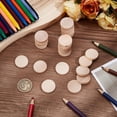 thumbnail image 3 of 250pcs 1inch Unfinished Wooden Circle Cutouts Small Round Wood Thick Circles Slices Blank Wood Ornaments for Arts DIY Crafts Projects Painting Carving Engraving Home Decor, 3 of 8